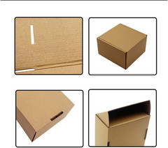 8X6X2 Inch Shipping Boxes Pack of 25, Brown Corrugated Cardboard Box Mailer Boxe
