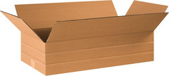PMD24126 Multi-Depth Corrugated Boxes, 24″L X 12″W X 6″H, Kraft (Pack of 20)