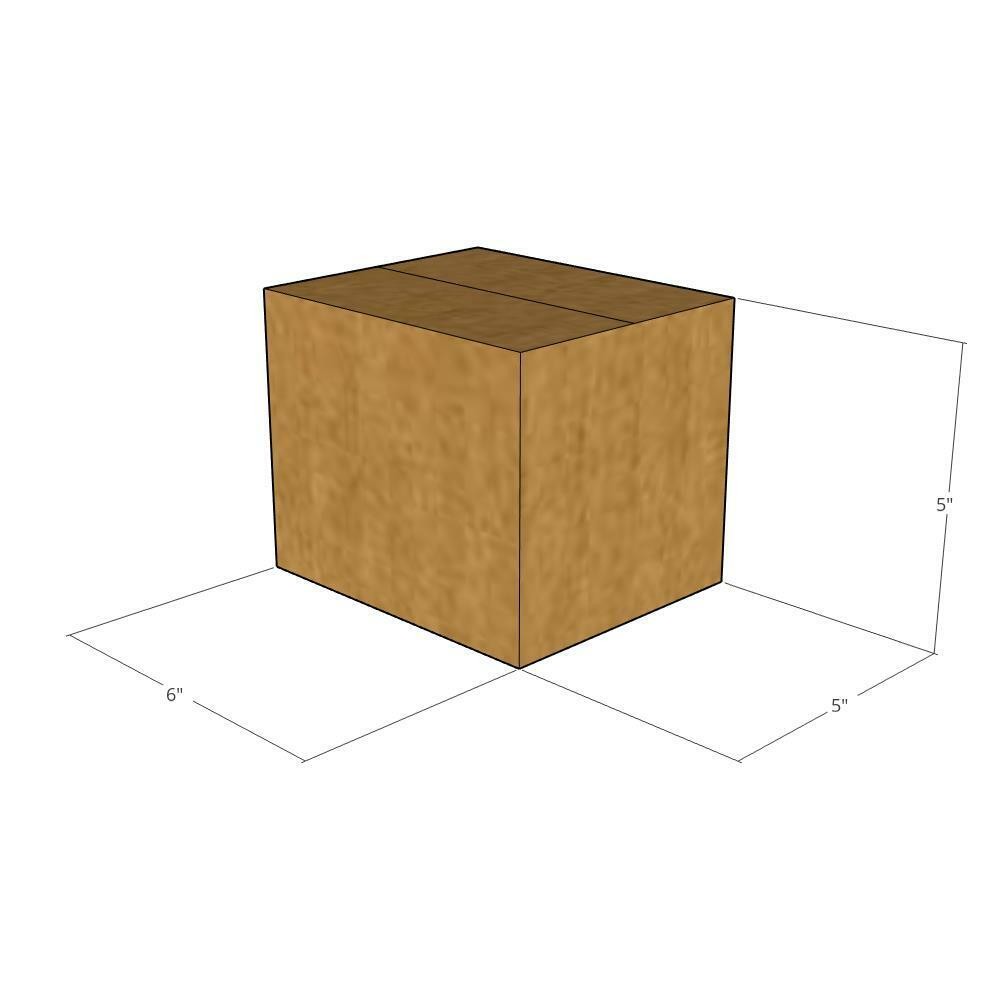 6x5x5 Corrugated Shipping Boxes 32 ECT Single-Wall, 175/Pack