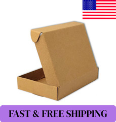 6X4X1 Inches Small Shipping Boxes Set of 50 – Brown Mailer Corrugated Cardboard