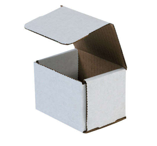 1-400 CHOOSE QUANTITY 4x3x3 Corrugated White Mailers Packing Boxes 4″ x 3″ x 3″
