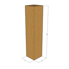 8x8x36 Tall Corrugated Shipping Boxes 32 ECT Single-Wall, 75/Pack