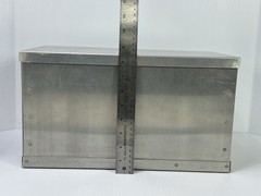 Vintage Handmade Aluminum Project Box 15” X 8” X 8” Made in USA