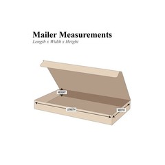 Aviditi Brown Kraft Literature Mailing Boxes, 10 x 6 x 4 Inches, Pack of 50, …