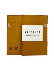 36″ x 14″ x 14″ CARDBOARD BOX – 200 lb – SINGLE BOX – LONG