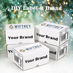 Sturdy 6x4x3 White Corrugated Boxes – 40 Pack for Reliable Shipping Solutions