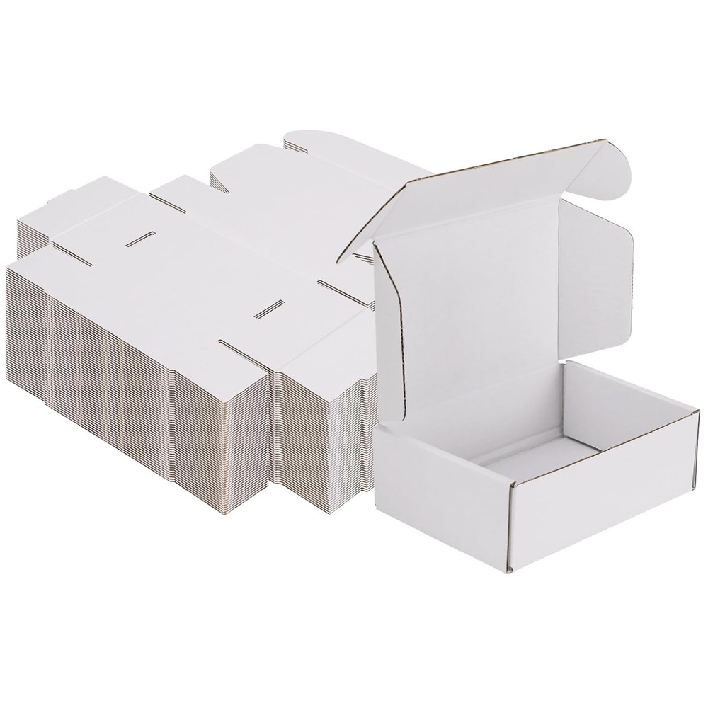 6x4x2 Inches Corrugated Mailer Boxes, Pack of 50