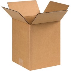 PARTNERS BRAND 8x8x10 Corrugated Boxes, Small, 8L x 8W x 10H, Pack of 25 | Shipp