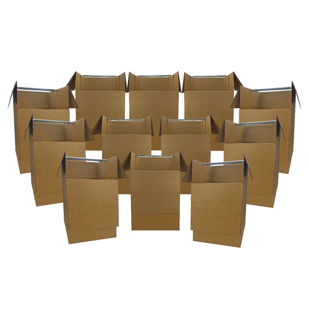 UBMOVE Wardrobe Boxes – Qty 12 Boxes w Bars – Moving Boxes