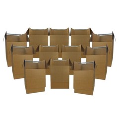 UBMOVE Wardrobe Boxes – Qty 12 Boxes w Bars – Moving Boxes