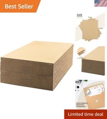 50 pack 16×20 Corrugated Cardboard Sheets Cardboard Inserts Flat Cardboard La…