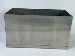 Vintage Handmade Aluminum Project Box 15” X 8” X 8” Made in USA