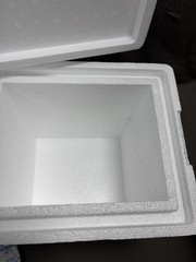 Styrofoam Shipping Box EFP Brand Cooler With Lid 6 1/4″X8 1/4″X9″ Interior