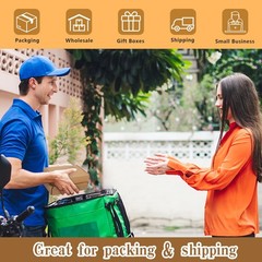 50 Pack Small Shipping Boxes, Brown Corrugated Cardboard Boxes Mailing Box, S…