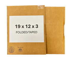 19″ x 12″ x 3″ Corrugated Box – 200 lb – SINGLE BOX