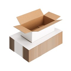 Shipping Boxes 40 Pack 8x4x3 White Corrugated Cardboard Small Mailng Boxes