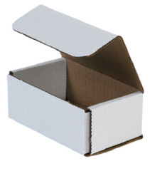 1-450 CHOOSE QUANTITY 5x3x2 Corrugated White Mailers Packing Boxes 5″ x 3″ x 2″