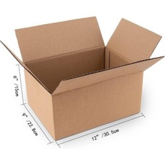 12x9x6 cardboard boxes, mailing packaging, transport boxes, corrugated cartons
