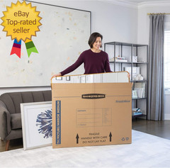 Medium up to 40 Tv/Picture Mirror Moving Box 4 Pack 37 X 4 X 27 in 7711