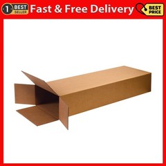 18x6x45 Side Loading Shipping Boxes Heavy Duty Kraft Corrugated Pack of 5