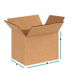 6x4x4 Cardboard Paper Boxes Mailing Packing Shipping Box Corrugated Carton