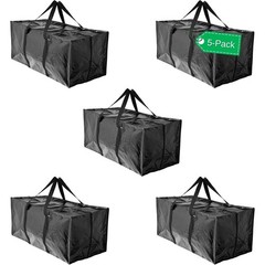 5 Moving Bags Heavy Duty Extra Large Stronger Handles Wrap Totes Storage Boxes S