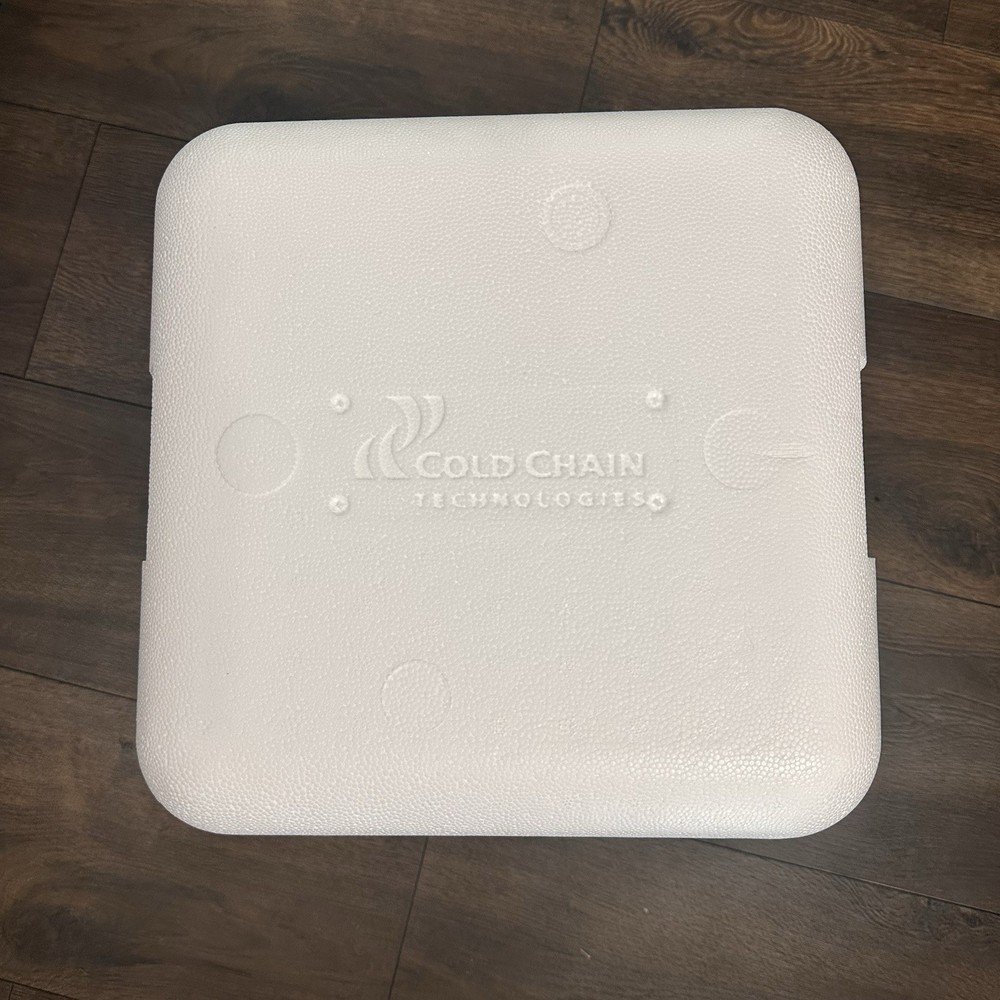 Insulated Styrofoam COOLER w/ shipping box | Cold chain Technologies 11”x11”x11”