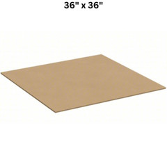 5 – Cardboard Sheets 36″ x 36″ Corrugated Kraft 5/32″ Thick Single Wall