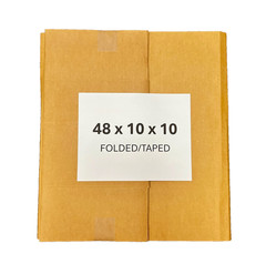 48″ x 10″ x 10″ CARDBOARD BOX – 200 lb – SINGLE BOX – LONG