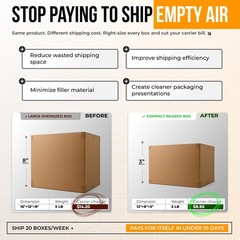 3-in-1 Box Resizer Tool – Cardboard Scorer with Built-In Cutter & Adjustable …