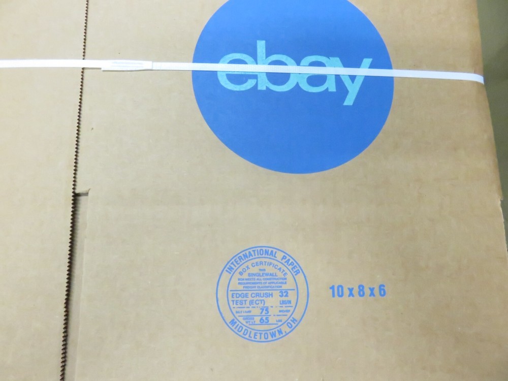 Ebay Branded 10 x 8 x 6 Shipping Box Boxes Qty 25 – Blue or Black