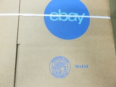 Ebay Branded 10 x 8 x 6 Shipping Box Boxes Qty 25 – Blue or Black