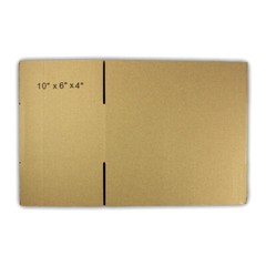 10 10x6x4 “EcoSwift” Brand Cardboard Box Packing Mailing Shipping Corrugated
