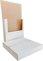 50 Pack of Height Adjustable Vinyl Record Mailers – Easy-Fold, Corrugated Design
