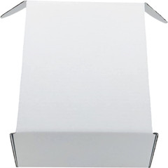 6x6x2 inch Small White Mailers Boxes Recyclable Corrugated Gift Box for Packagin