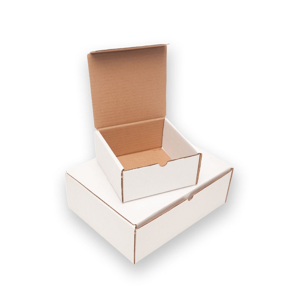 White Literature Mailers 11 1/8 x 8 3/4 x 2 5/16″ ECT-32B 50/Case