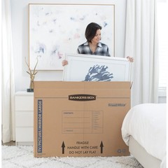 Bankers Box SmoothMove TV/Picture/Mirror Moving Box, Medium, 37 x 4 x 27 Inches,