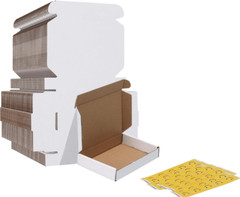 50 Pack White Corrugated Shipping Mailer Small Packaging Packing Boxes 6x4x1