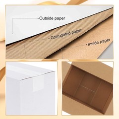 Brand New 10x6x6 White Shipping Boxes Set of 40