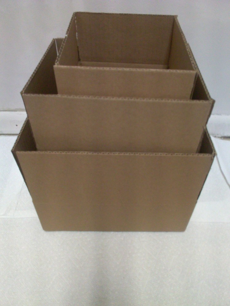 12x7x7 Cardboard Paper Boxes Corrugated Shipping Boxes 32 ECT 25/bndle