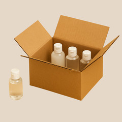 100 Pack 6x6x4 32ECT Corrugated Shipping Boxes| Cardboard Mailing Packing Carton