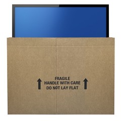 TV Moving Box Double Wall 72 in x 6 in x 40 in 1 Count 1 Pack