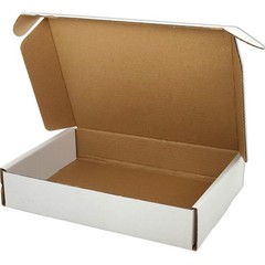 8x6x2 inches Small Shipping Boxes Set of 25 – White Mailer Corrugated Cardboa…