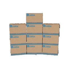 (10 pack) Pen+Gear Large Heavy Duty Kraft Moving Boxes, 27L x 15W x 17H