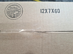 12″ x 7″ x 60″ CARDBOARD BROWN BOX SINGLE WALL BOX – TALL
