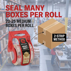 Moving Boxes 18″L X 14″W X 12″H (10-Pack) Medium + Packaging Tape – Shipping, Ma