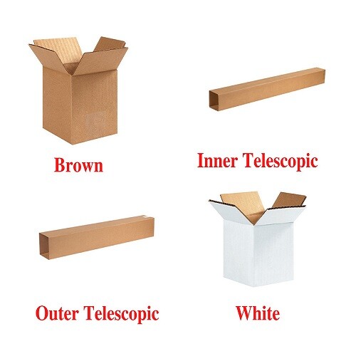 3-8″ Corrugated Boxes MANY Sizes Available Shipping/Moving Boxes Multi Packs