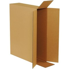5 Pack Electric Guitar Cardboard Shipping Boxes Side Load Corrugated 18″X6″X45″