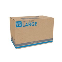 (10 pack) Pen+Gear Large Heavy Duty Kraft Moving Boxes, 27L x 15W x 17H