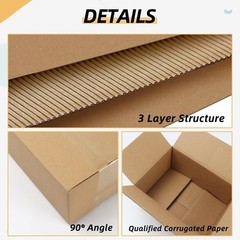 Shipping Boxes Mailers 6x6x6 inches Corrugated Cardboard Small Packing Kraft …
